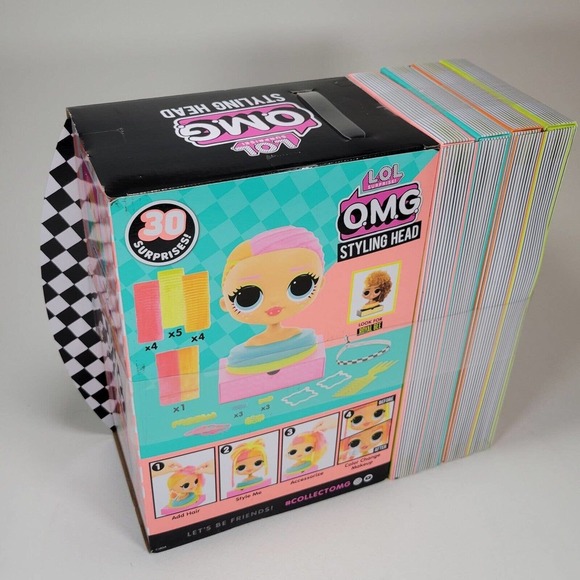 LOL Surprise OMG Styling Head Neonlicious Neon QT Big Sis 30 Surprises NIB! - Picture 3 of 9
